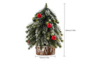 Miniature Christmas Tree Decoration with LED Lights