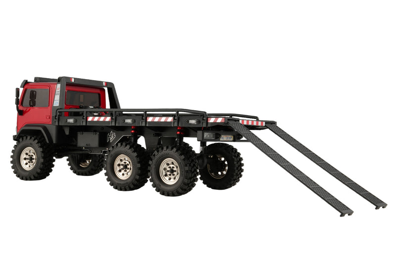 FairRC 1/18 CR18P ARKTOS 6x6 Flatbed Red Mod RTR RC Truck