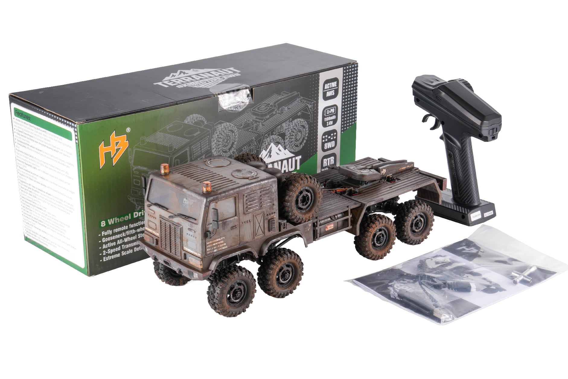 FairRC 1/18 CR18P Terranaut 8x8 Rusted Mod RTR RC Truck