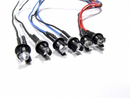 Boom Racing Super Bright LED Light Kit Set (Headlight and Taillight) with Light Holders