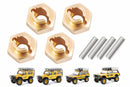 Batrazzi Brass 7mm Wheel Hex Hub Adapter for FCX24M (4pcs)