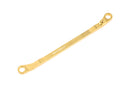 BATRAZZI Brass Steering Link Set for FCX18 II (Black/Gold)
