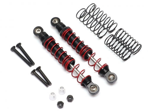 Boom Racing Front Aluminum Double Spring Shocks 80mm w/ Optional Soft Springs (2) for BRX01