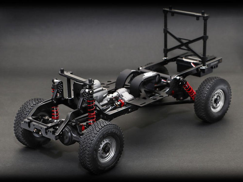 Boom Racing 1/10 4WD RC Chassis Kit w/ Killerbody LC70 Hard Body Kit Set for BRX01