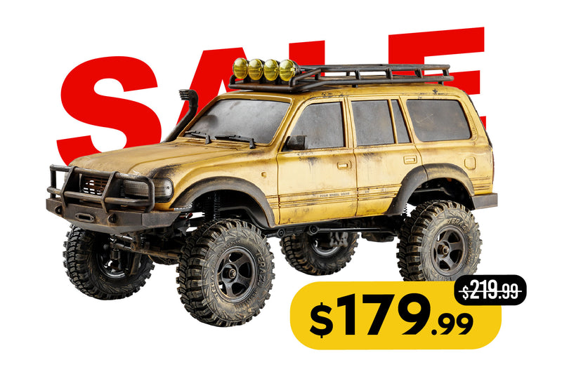 FairRC 1/18 FCX18S Land Cruiser 80 S Rusted Mod RTR RC Crawler