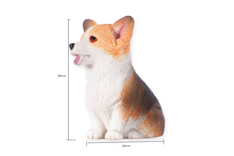 Mini Simulation Corgi Decoration for 1/18 & 1/24 RC Cars