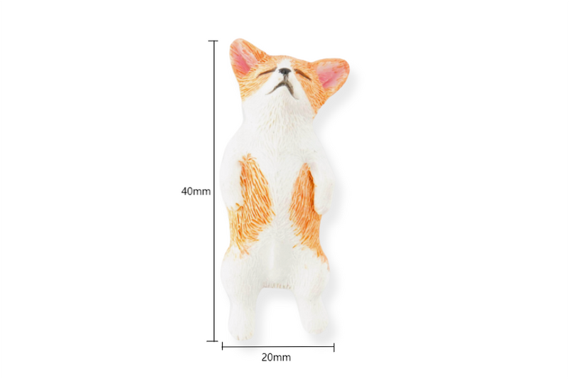 Mini Simulation Corgi Decoration for 1/18 & 1/24 RC Cars