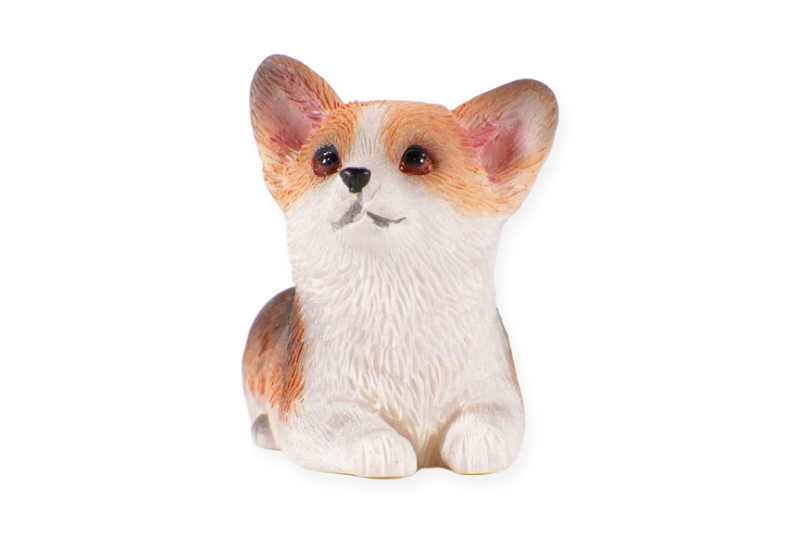 Mini Simulation Corgi Decoration for 1/18 & 1/24 RC Cars