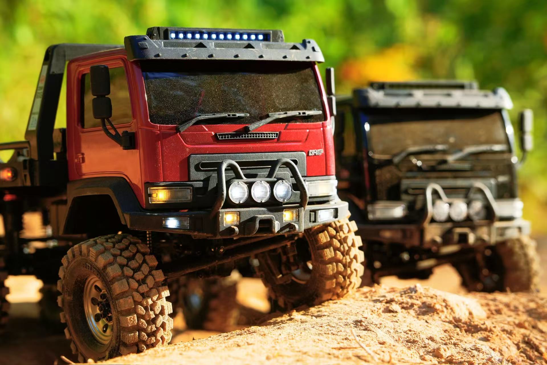 FairRC 1/18 CR18P ARKTOS 6x6 Flatbed Black Mod RTR RC Truck