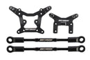 Seckilling BATRAZZI Front & Rear Shock Tower + Steering Link Set for FMS 1/10 F100