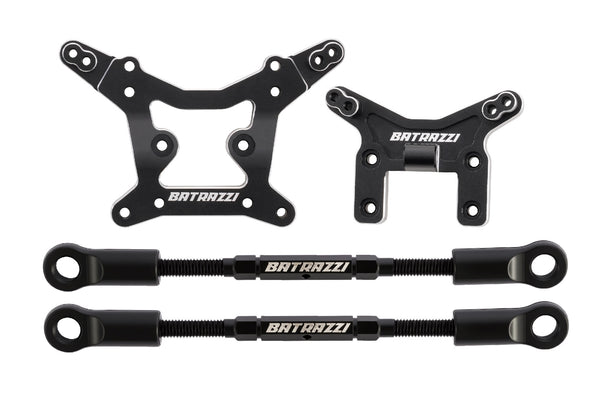 Seckilling BATRAZZI Front & Rear Shock Tower + Steering Link Set for FMS 1/10 F100