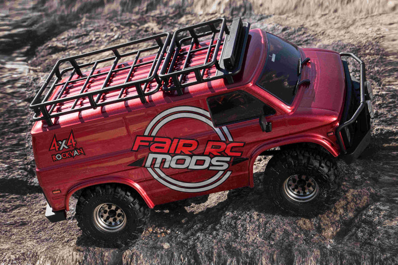 FairRC 1/18 CR18P EVO-V2 Rock Van Red Mod RTR