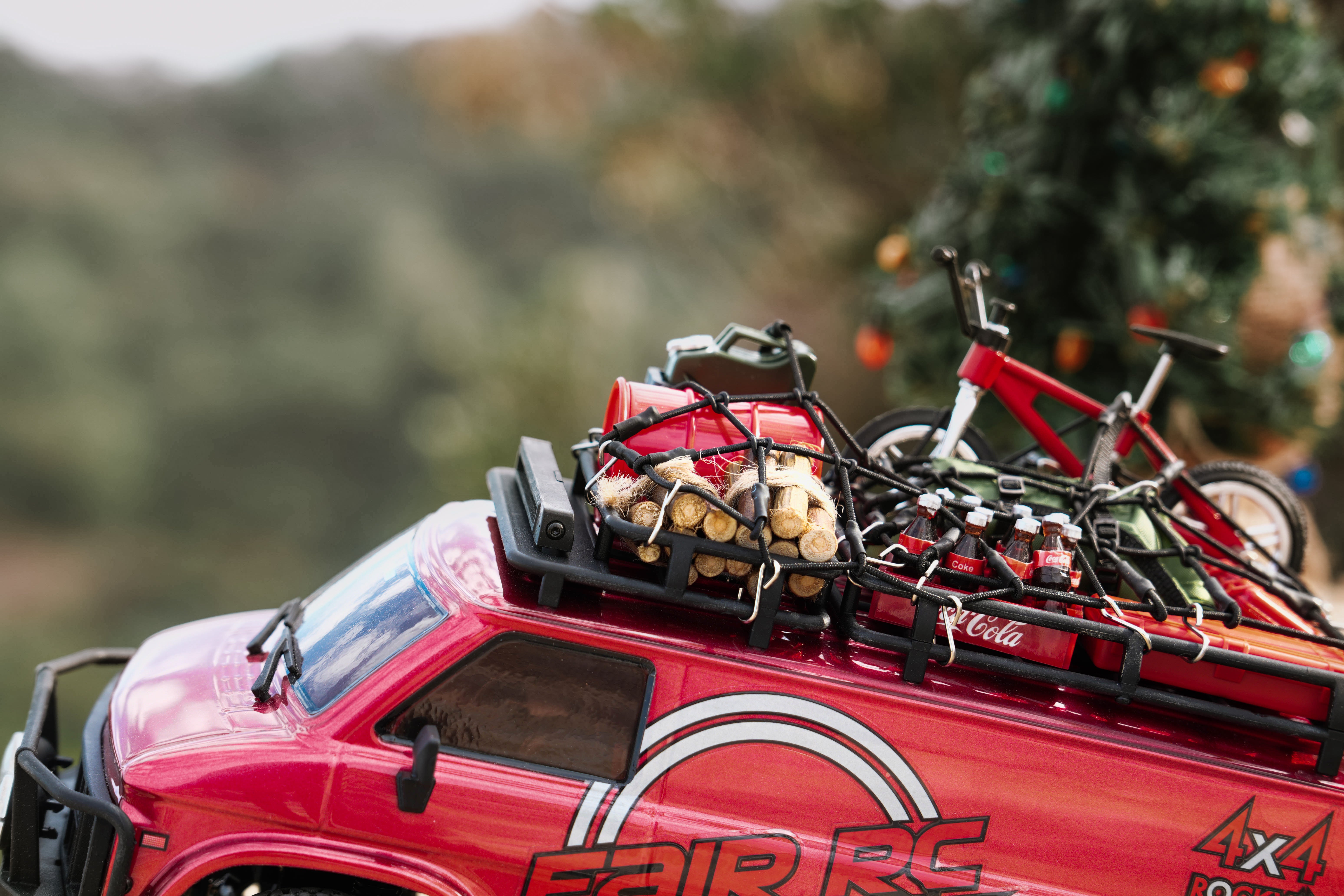 FairRC 1/18 CR18P EVO-V2 Rock Van Red Mod RTR