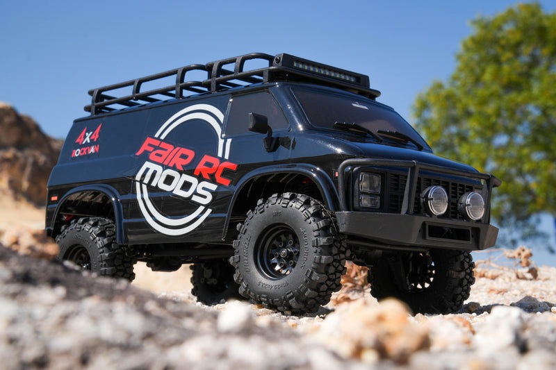 FairRC 1/18 CR18P EVO-V2 Rock Van Black Mod RTR