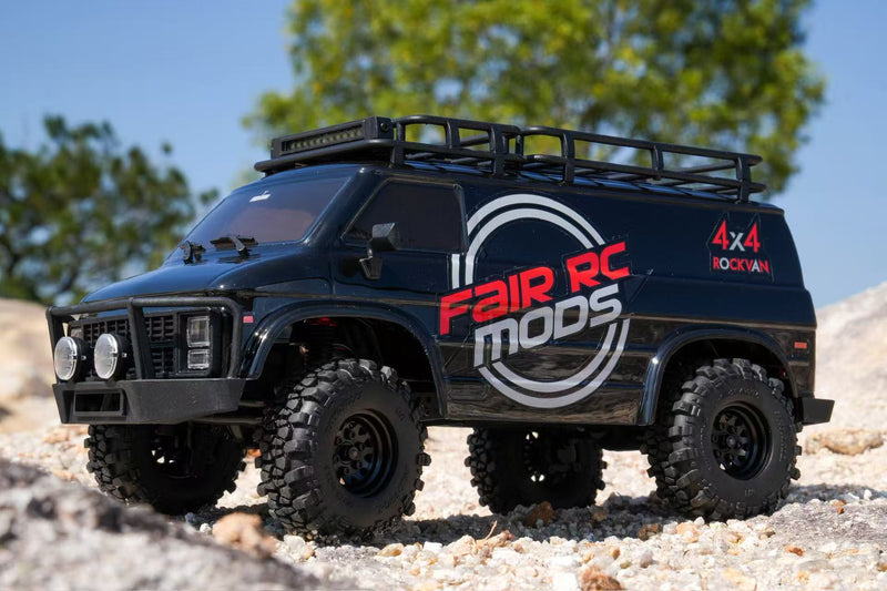 FairRC 1/18 CR18P EVO-V2 Rock Van Black Mod RTR