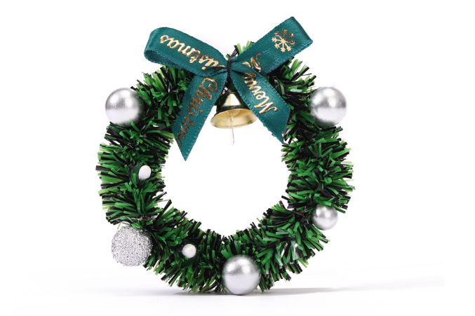 Christmas Wreath – Holiday Festival Decorations (5pcs)