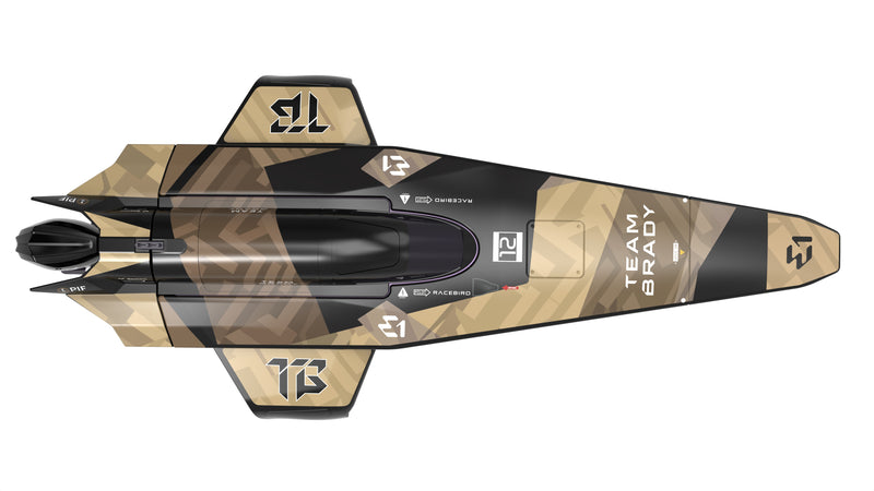 Joysway E1 RaceBird Team Brady 1/14 Scale 545mm (21.5”) Hydrofoil Boat RTR