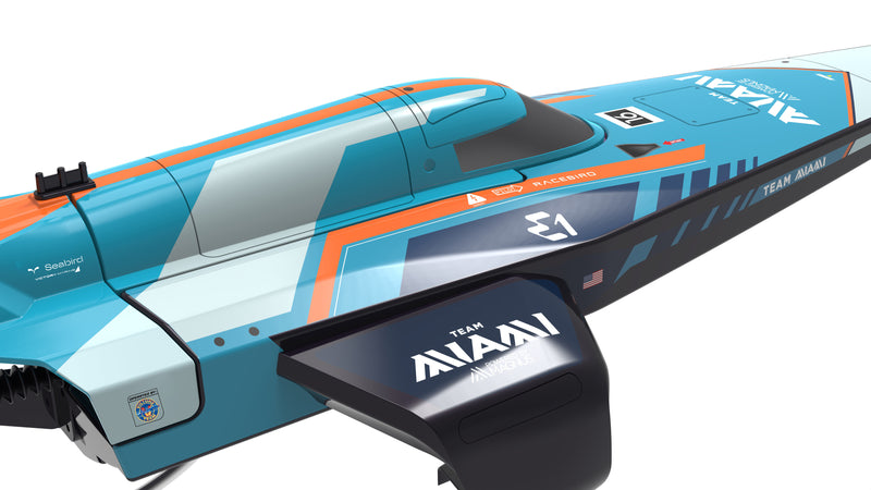 Joysway E1 RaceBird Team Miami 1/14 Scale 545mm (21.5”) Hydrofoil Boat RTR