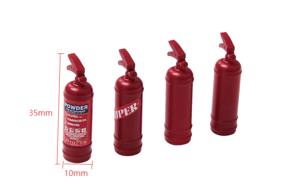 1/18 & 1/24 Fire Extinguisher (4 Pcs)