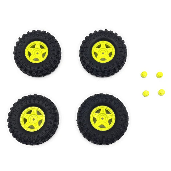 Deep Star 1.2" Wheel 68mm Mudder-XL Tire Set(4pcs)