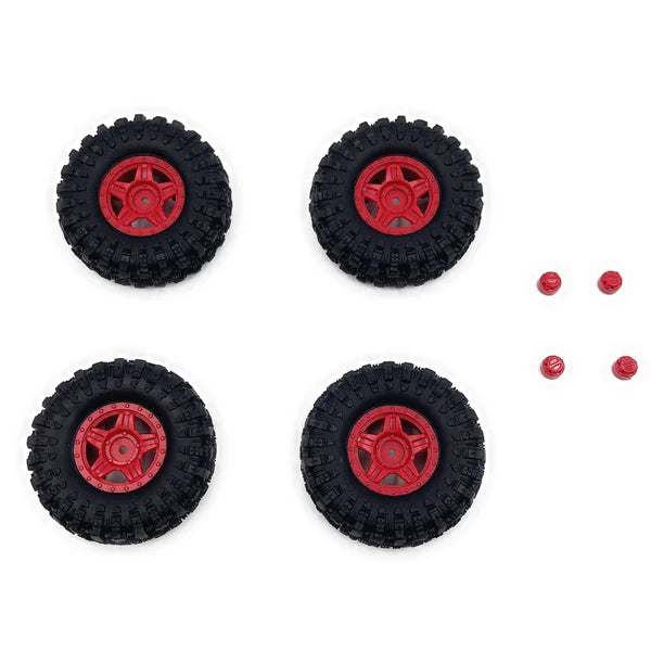 Deep Star 1.2" Wheel 68mm Mudder-XL Tire Set(4pcs)
