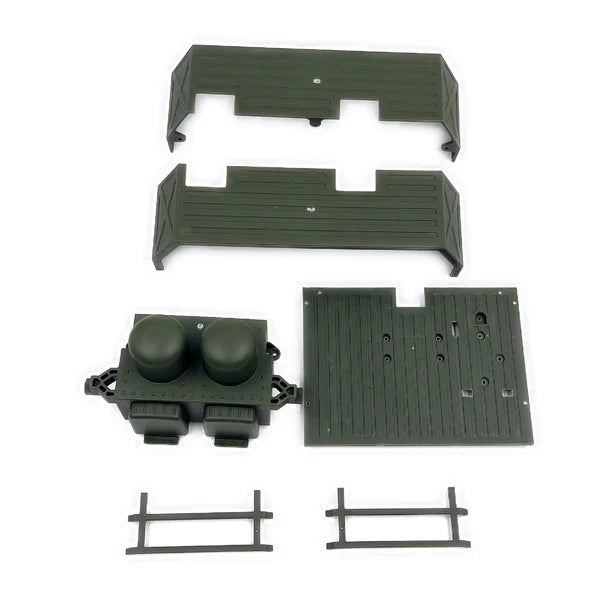 Terranaut Front Grill and Body Parts, Green