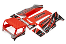 CR18P DKR4 FORTIS Finished Body Parts, Red