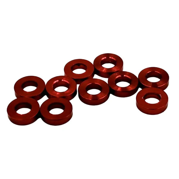 Hobby Plus 1/24 Speck-B Aluminum Spacers, 4mm x 1.4mm x 1mm