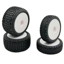 Hobby Plus 1/24 Speck-B Front/Rear Tire Set ( White )