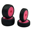 Hobby Plus 1/24 Speck-B Front/Rear Tire Set ( Pink  )