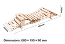 Seckilling Wooden Crawler Obstacle Course Set