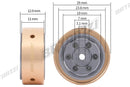 BATRAZZI 0.8” Sheriff Beadlock Wheels & Country Claw A/T Tires Set 4pcs (Flash Sale: 50 Units Only)