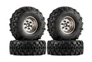 BATRAZZI 1.0” Steelie Beadlock Wheels & Mud Pro-X M/T Tires V2 Set 4pcs (Flash Sale: 50 Units Only)
