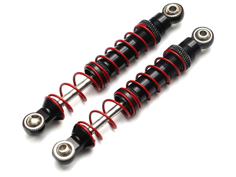 Boom Racing Rear Aluminum Double Spring Shocks 80mm w/ Optional Soft Springs (2) for BRX01