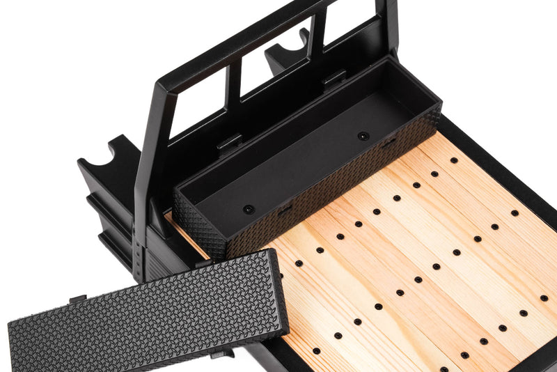 FairRC 3D-Printed Handcrafted Wooden Flatbed for FCX24 Unimog