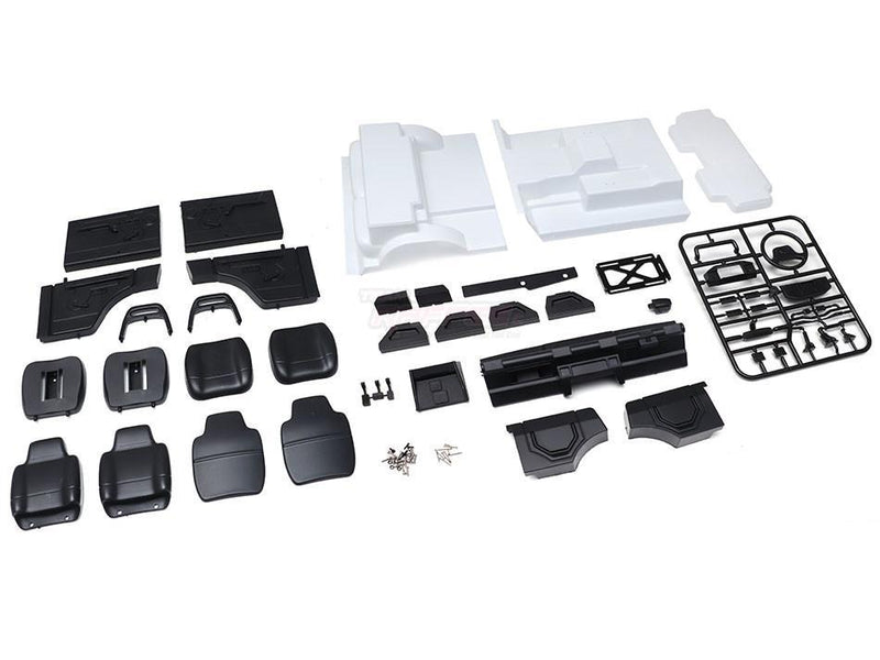Team Raffee Co. 5 Door Discovery 1/10 Hard Body Kit 313mm w/ Interior RHD For Boom Racing BRX01