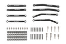 BATRAZZI Aluminum Upper Lower Chassis Link Set for SCX30 (Black)