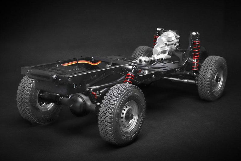 Boom Racing 1/10 4WD RC Chassis Kit w/ Killerbody LC70 Hard Body Kit Set for BRX01