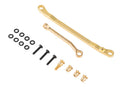 BATRAZZI Brass Steering Link Set for FCX18 II (Black/Gold)