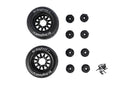 Tire and Plastic Wheel Sets for 1/10 Monster Trucks (2PCS)