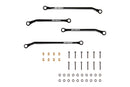 BATRAZZI Aluminum Lower Chassis Link Set for FMS FCX24M Tacoma (Black)
