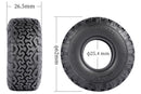 BATRAZZI 62*26.5mm Mudboy 1.0” A/T Tires (4pcs)