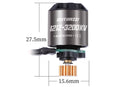 BATRAZZI Ctrl Frk 3200KV Brushless Outrunner Motor, Receiver and FOC ESC Set for FCX18 / FCX24