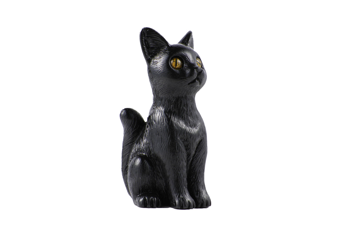 Mini Simulation Black Cat Decoration