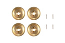 BATRAZZI CNC Brass Brake Disc Upgrade for FMS FCX18 II (Black/Gold)