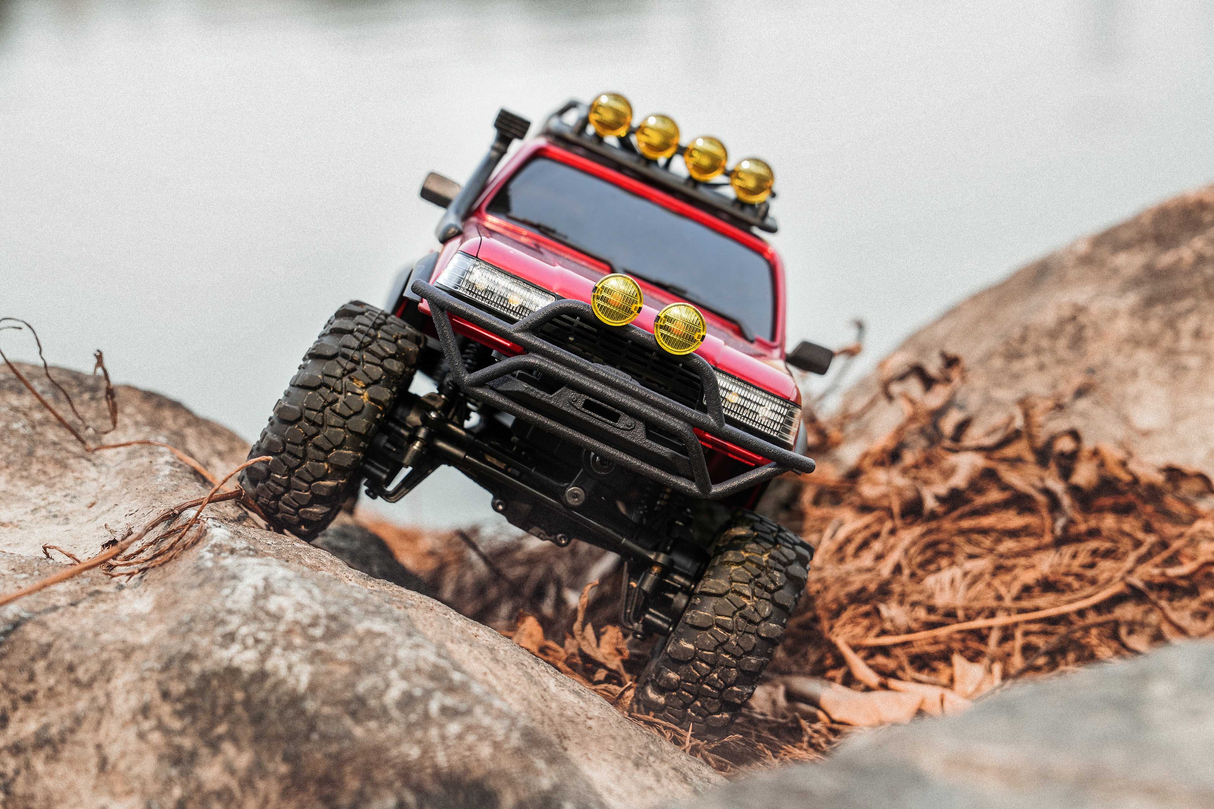 FairRC 1/18 FCX18S LC80 S Red and Brushless Mod RTR RC Crawler