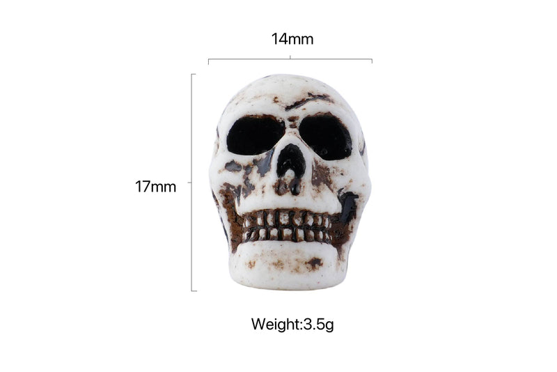 Halloween Skull 1pc (17×14mm)