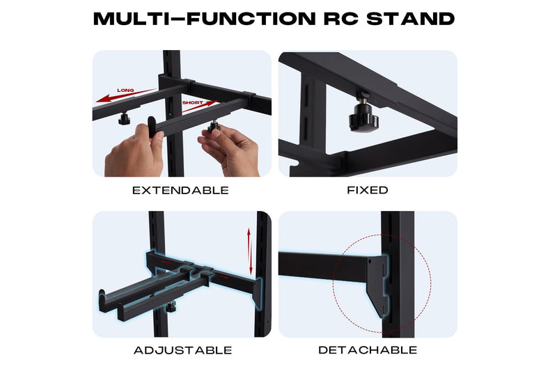 Durable Display Storage Rack for 1/6 1/10 Scale RC Cars