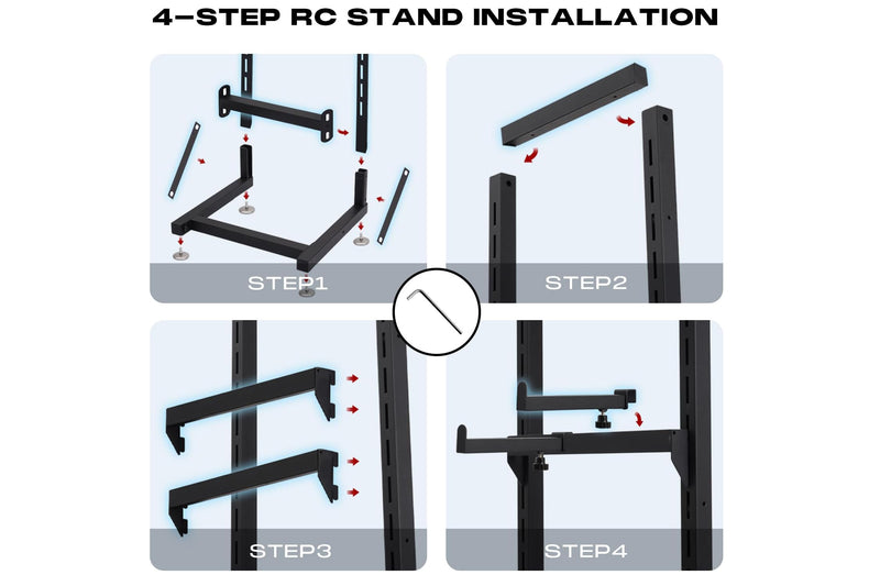 Durable Display Storage Rack for 1/6 1/10 Scale RC Cars