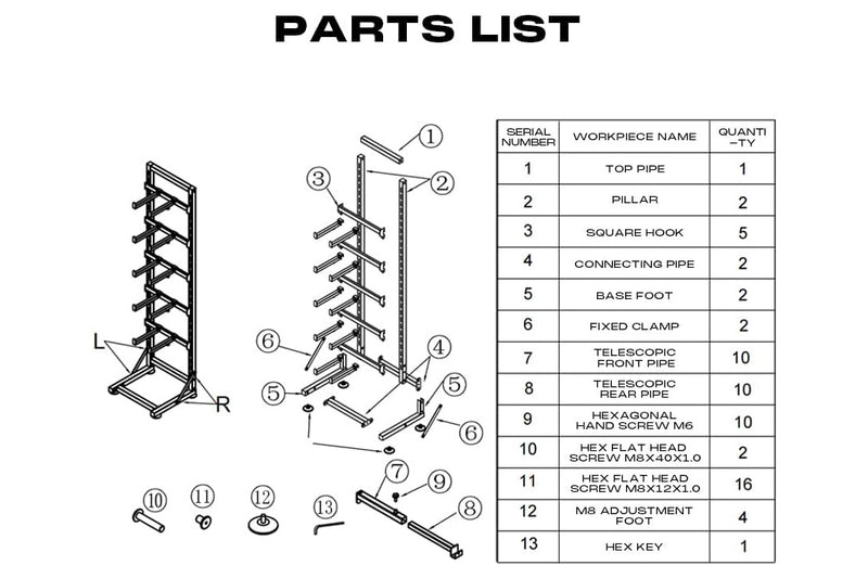 Durable Display Storage Rack for 1/6 1/10 Scale RC Cars